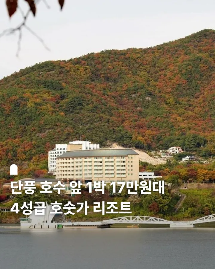 청풍리조트 인원추가비 무료, 가을 여행 추천 사진 1